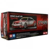 田宮模型 雙星遙控車 Tamiya 1/10 TT02 1992 Audi V8 Touring 4WD Shaft Drive Onroad EP Car Kit w/ Motor