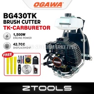 OGAWA BG430TK Gasoline Brush Cutter 43cc Heavy Duty Grass Cutter 2-Stroke Mesin Rumput BG330TK BG430