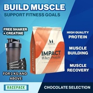 [FREE 3 CREATINE + SHAKER] MyProtein Impact Whey Protein Powder 500g to 1kg Chocolate Selection Impa
