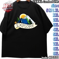 EXPLORE T-SHIRT XL 2XL 3XL 4XL 5XL 6XL 7XL 8XL 9XL T-SHIRT JUMBO SIZEBIG HD221