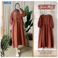 BAJU GAMIS | MIDI DRESS LUCUI MOELA MUSLIIM WANITA