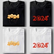 New Year/Christmas/Family YEAR OF DRAGON Minimalist 2024 T Shirt QK114