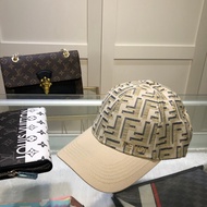 LV444 Beige FF Embroidered Fashion Baseball Cap