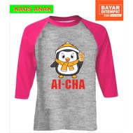 Ai CHA CHILDREN'S CLOTHES 3/4 SLEEVES | Ice CREAM CLOTHES | Mixue CLOTHES | Ai CHA CLOTHES