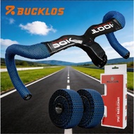 BUCKLOS Road Bike Tape Soft Bike Bar Tape Antislip Bicycle Tape with Bar Plugs Cycling Parts