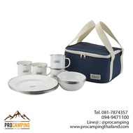 เซ็ท จาน ชาม แก้วน้ำ COLEMAN JAPAN ENAMEL DISHWARE SET 2000032362