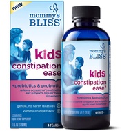 Mommy's Bliss Kids Constipation Ease 4 Fl Oz with Prebiotics &amp; Probiotics, Supports Regularity &amp; Digestive Health, Liquid Constipation Relief for Kids, Age 4+