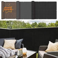 PUREHAIRBEAUTY Balcony Shade Cloth, Waterproof 3/5/6M Sun Shading Sails, High Quality Fence Patio Pr