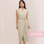 RIMINI - Women's Belted Sleeveless Dress Size XS-XL - Elea Dress CC33299