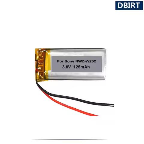 125mAh Battery For Sony Walkman NWZ-W262 NWZ-W202 NWZ-W252 SBH-80 SBH80 Wireless Bluetooth MP3