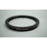 ・ to Step Down Filter Ring 58mm - 52mm 58 mm - 52 mm 58 - 52