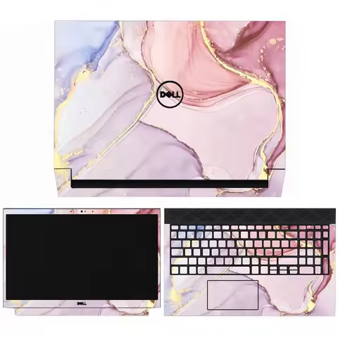 Laptop Skins Decal for DELL G15 5520 5521 5525 5530 G16 7620 7630 Slim Vinyl Stickers for DELL G15 5