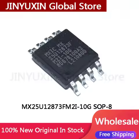 2-10Pcs MX25U12873FM2I-10G MX25U12873FM2I 25U12873F M2I-10G SOP-8 1.8V IC Chip Wholesale