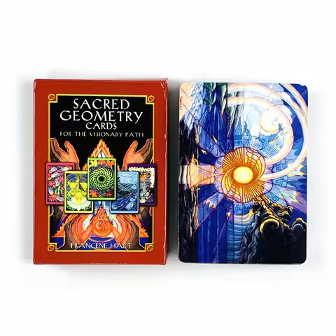 Sacred Geometry Cards For The Visionary Path A 64 Cards Divination Party Game With Integrating Math,