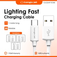 Tango Jet Lighting Fast Charging Cable 1m | Type-C USB Data Cable | Durable Charger Wire 5V2.4A
