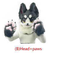 【TI hot】 In Stock Fursuits head cheap animal head costume cat  furry head kemono cute dog head costu