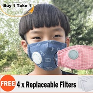 Buy 1 Take 1 Kids Mouth Mask N95 Anti Dust Cotton Respirator