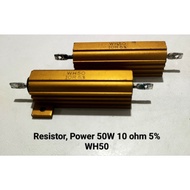 Resistor, Power 50W 10 ohm 5% PC007C