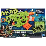 NERF Zombie Strike Alternator Blaster Fires 3 Ways, Includes 12 Official Zombie Strike Elite Darts