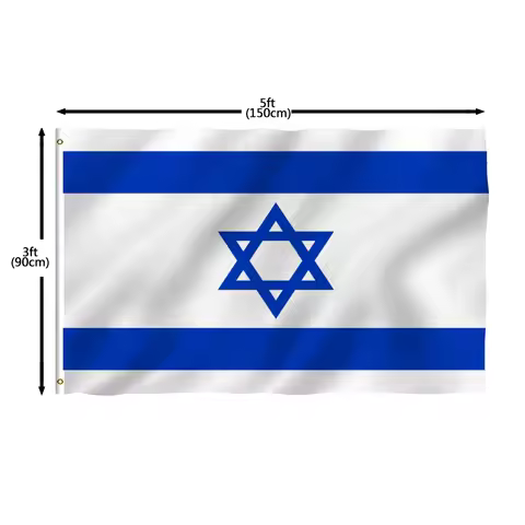 Flagnshow Israelis Flag 100% Polyester National Israel Flags