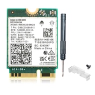 New WiFi 7 Wireless Card M.2 Key E BE200 BT5.4 WiFi Network Card 2.4G/5G/6GHz 9.3Gbps for WiFi7/WiFi