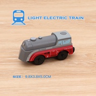 RC Electric Train Set Locomotive Magnetic Train Diecast Slot Toy Fit for Brio Wooden Train Railway Track Toys for Kids Gifts