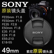 Lens Cap Suitable for Sony FE55 1.8 E50 1.8 Micro Single E35 E24 E18-55 55-210 49mm