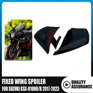 Motorcycle Fairing Parts Aerodynamic Kit Fixed Wing Fairing Spoiler For SUZUKI GSX-R1000 GSXR1000 GS