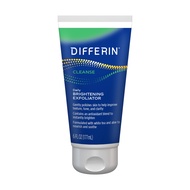 Differin Face Scrub Daily Brightening Exfoliator, Improves Tone and Texture for Acne Prone Skin, Gre