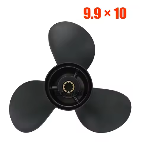 Propeller 9.9x10 For Tohatsu Outboard Engine 25HP 30HP MFS25 MFS30 NSF25 NSF30 10 Tooth Spline 3R0B6