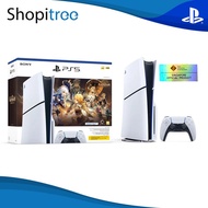 Sony PlayStation 5 Slim 1TB Disc Drive Console Genshin Bundle with 15 Months Warranty by Sony Singapore