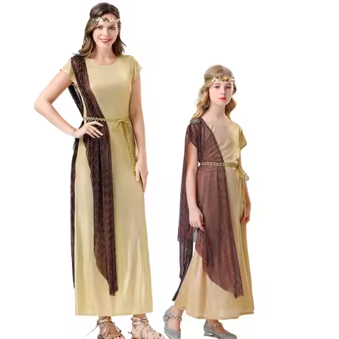 Halloween costumes, children's costume ball, goddess costume