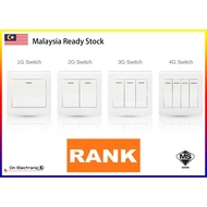 Pesaro Series Switch 1Gang 2Gang 3Gang 4Gang Switch Socket 13A WALL RJ11 Socket TV Socket Door Switc