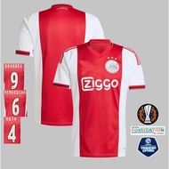 Fan Release: High quality Ajax home jersey 25-26, customizable name and number S-4XL