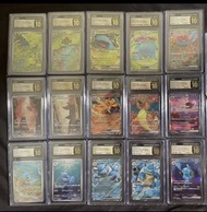CGC Pristine 10 Sv2a 151 Charizard Blastoise Venusaur SAR SR RR Chamander Bulbasaur Squirtle 噴火龍 奇異花