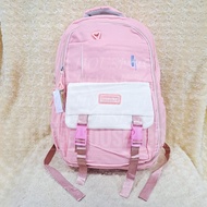 Jiao Jiao Pink Backpack 4 Rest 6538 Pink Backpack ESSPACK Fashion Branding Pink Soft