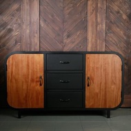 工業風造型三抽屜收納櫃