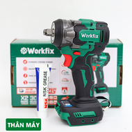 [Tặng 26 Phụ Kiện] Máy Bắn Bulong 470N Workfix Không Chổi Than Chuyên Siết Mở Ốc Khoan Tường Vặn Vít