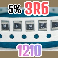 10pcs Chips resistor smd 3R6 5% size 1210 3225 3.6ohm 3.6ohm 3.6 ohm 3.6 ohm