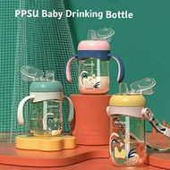 PPSU 3 in 1 Kids Learning to Drink Cup Infant Sippy Cup /Baby Water bottle /Milk Feeding Cup/Baby straw Cup