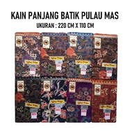 Kain Panjang PM Pulau Mas Kuning Uk.220X110 CM Samping Kebat Panjang Kain Panjang Ibu Melahirkan Kai