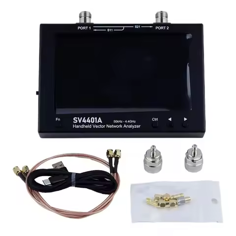 SV4401A 7 Inch Touch LCD 50Khz 4.4Ghz Vector Network Analyzer Hf VHF Uhf Antenna Analyzer Update