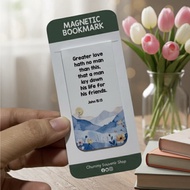 MAGNETIC BOOKMARK | BIBLE VERSE | WATERCOLOR DESIGN