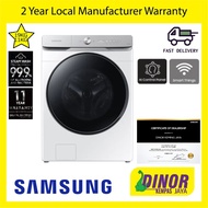 Samsung Front Load Combo Washer with AI Control 19KG wash &amp; 11KG Dry WD19T6500GW/ WD-19T6500GW/FQ Washing Machine Dryer