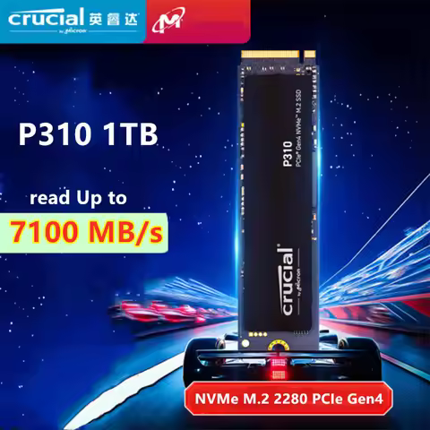 Crucial SSD P310 M.2 2280 1TB 2TB PCI-Express 4.0 x4 NVMe 3D NAND Internal Solid State Drive