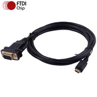 【Hot item】 Ftdi Ft232rl Usb C Type C To Db9 Rs232 Serial Adapter Converter Cable 6ft Support Win11/1