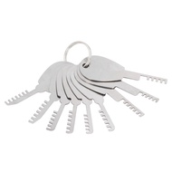 Manual Comb Teeth Tool Stainless Steel Comb Picks 1 String Flexible Unique Shapes for Fire Fighting