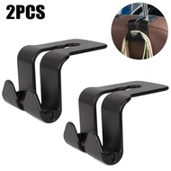 2pcs Universal Kait Belakang Mobil Car Hook Hanger Jok Gantungan Barang Mobil Car Double Hooks Headr