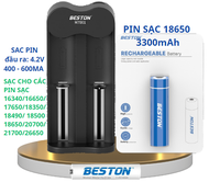 PIN + SẠC 18650 3.6V 3300mAh CHÍNH HÃNG BESTON TỐT NHẤT GIÁ RẺ