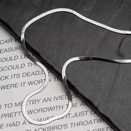 Vòng cổ titan nam không đen rỉ dây chuyền nam D19 vòng cổ cao cấp thời trang